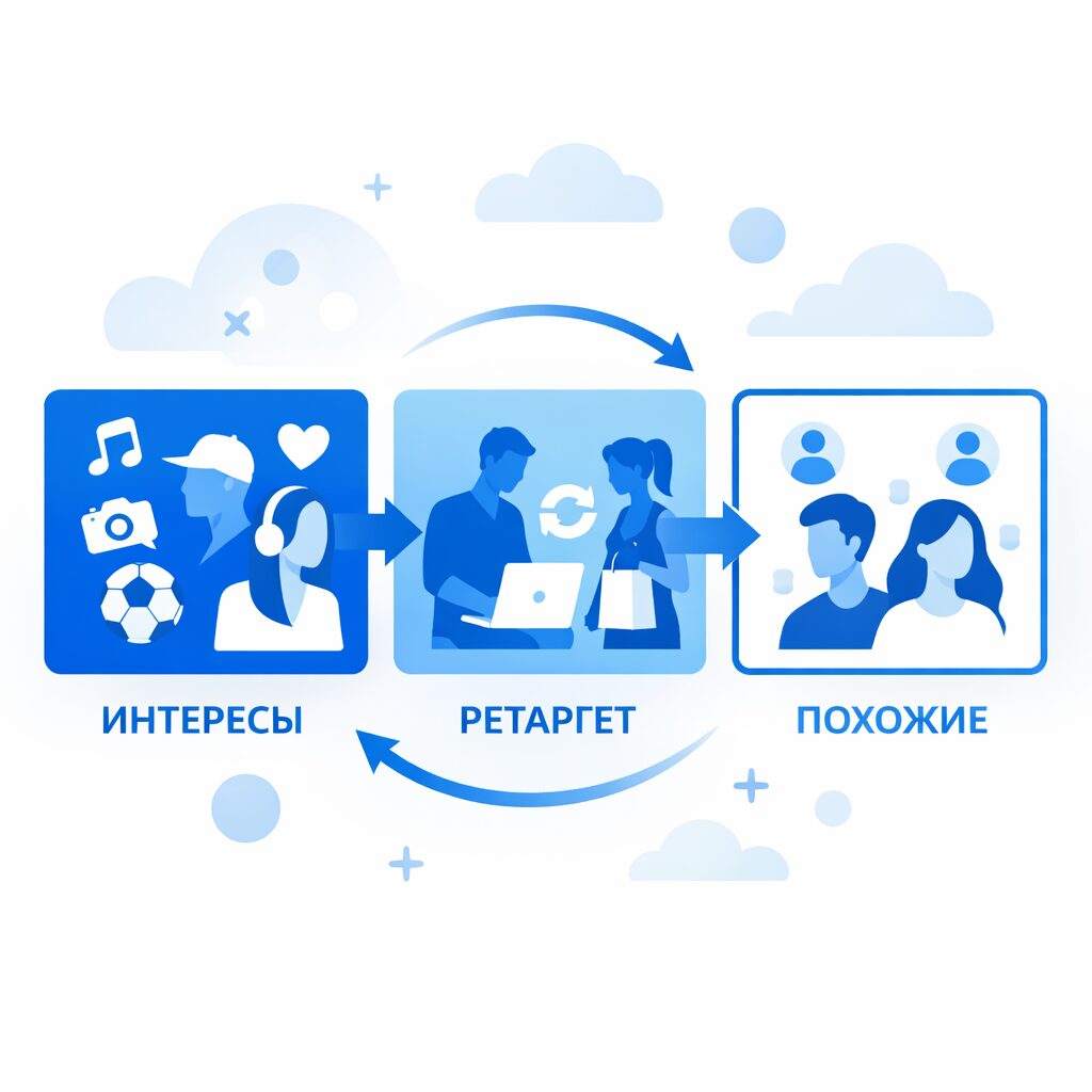 Настройка аудитории во ВКонтакте через VK Рекламу: выбор интересов и ретаргетинга