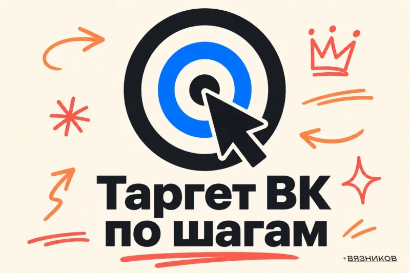 Настройка таргета ВК пошагово — обложка гида
