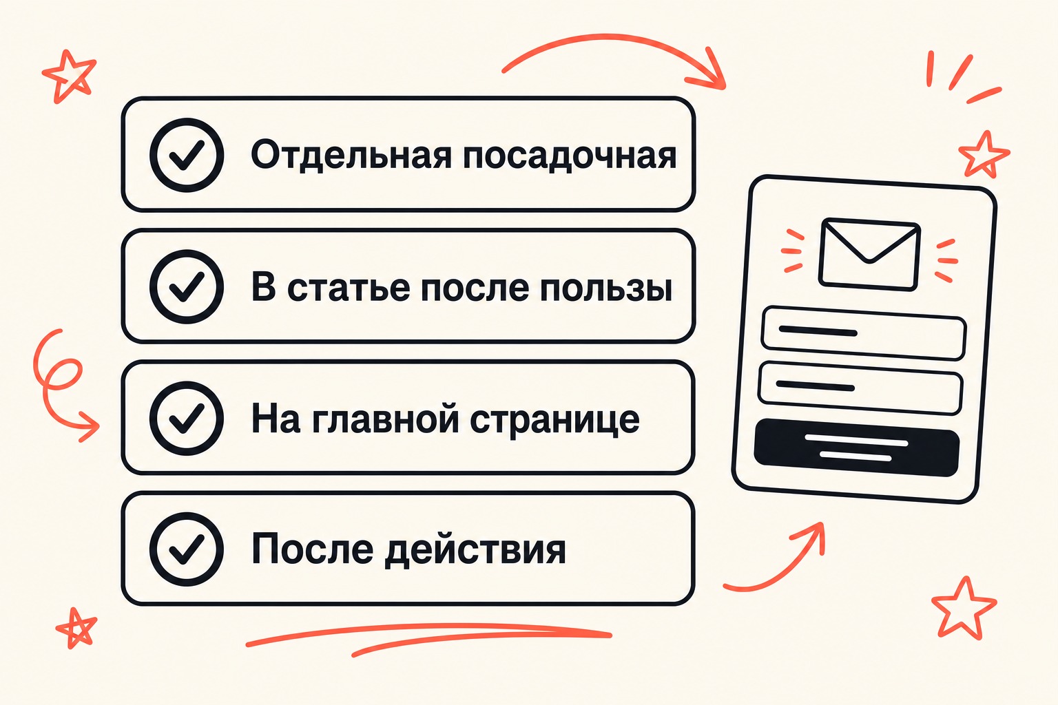 4. Примеры заголовков лид-магнита, на которые подписываются — схема