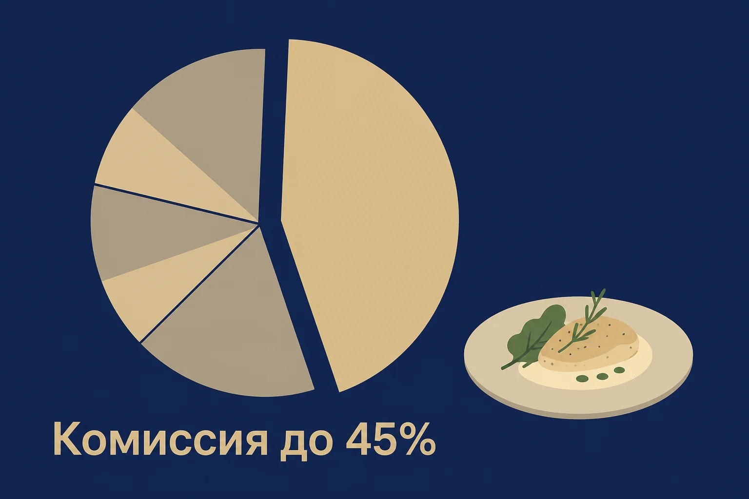 Комиссия агрегаторов доставки — сколько съедает маржу кафе