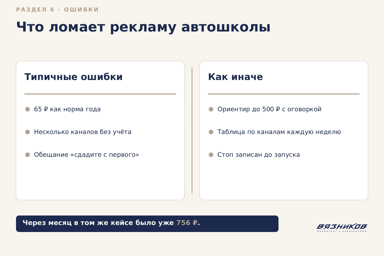 Реклама автошколы: ошибки и исправления в рекламной кампании