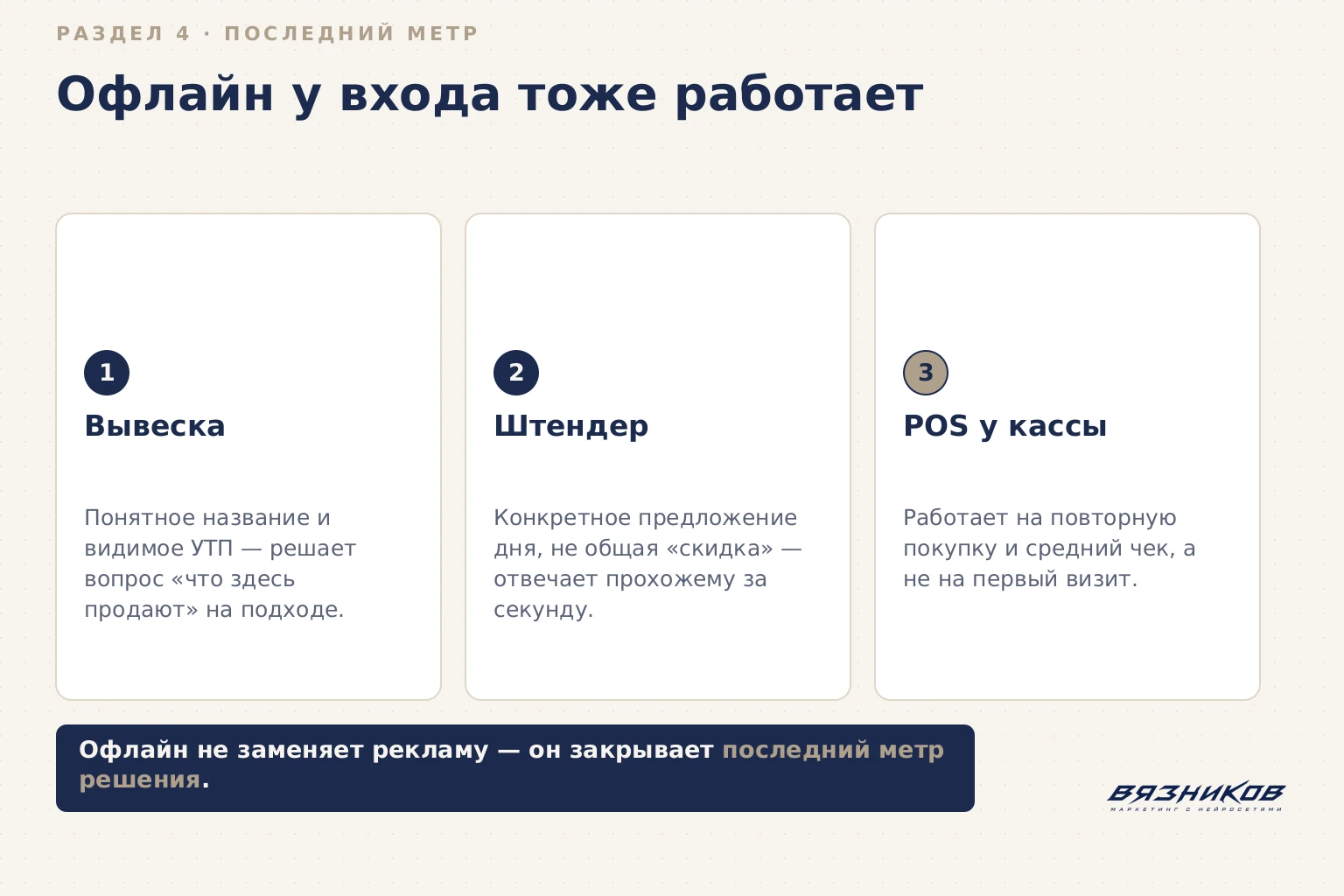 Офлайн-инструменты у входа в магазин