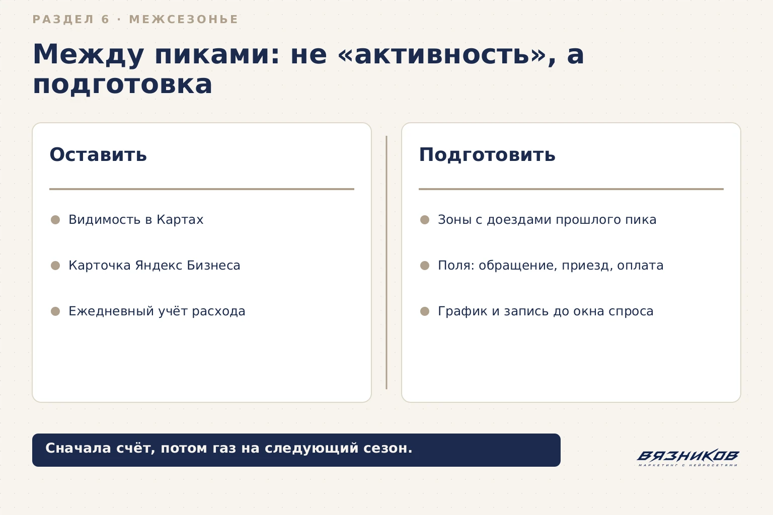 Реклама шиномонтажа: подготовка рекламы между сезонными пиками