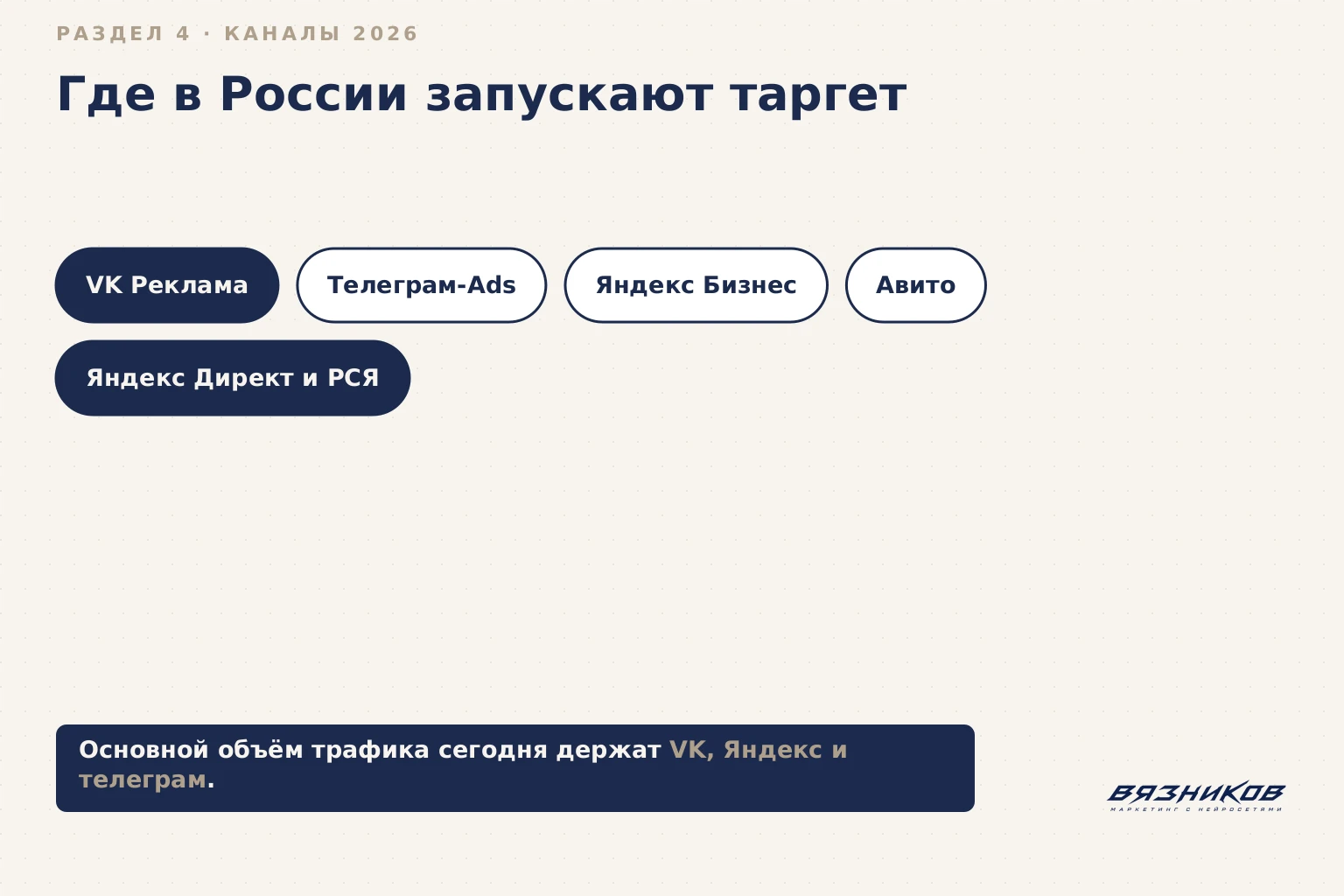 Где в России запускают таргетированную рекламу в 2026